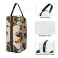 thumbnail image 3 of Goofa Rooster Printed Toiletry Bag with Handle,Large Capacity Travel Makeup Cosmetic Bag for Women, Carry on Airport Airline Compliant Bag, 3 of 9