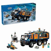 City Series Arctic Explorer Science Lab Truck Building Blocks, Polar Exploration Vehicle Assembly Bricks Toy, STEM Educational Play Set, Ideal Birthday Holiday Gift for Kids Boys