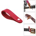 thumbnail image 2 of Vintage Leather Guitar Strap Button Headstock Adapter Tie Guitar Neck Strap for Guitar, Bass, Ukulele, Violin, Mandolin, 2 of 9