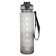 thumbnail image 2 of Botella de bebida de 1000ML Ndcxsfigh deportiva Con degradado helado blanco + negro, 2 of 3