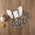thumbnail image 6 of Arvbitana Baby Girls Clothes Set, Backless Square Collar Romper + Bow-knot Headband for Summer, 6 of 8