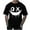 Black T-Shirt, variant on Men's Smile Face Graphic T-Shirt Soft Comfy Crewneck Short Sleeve Casual Tee Summer Loose Fit Shirts Streetwear Tops White XXXXXL