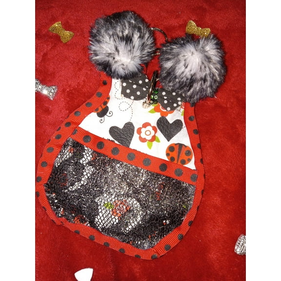 Ladybug 3-ring Keychain