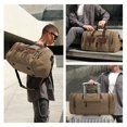 thumbnail image 3 of Bolsa de viaje Wildroad de cuero de lona expansible de 60 litros, 3 of 7