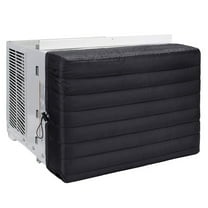 Cheers US Indoor AC Cover, Waterproof, Dustproof, Double Insulation, Black, Elastic Strap