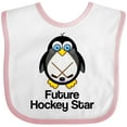 thumbnail image 3 of Inktastic Future Hockey Star Penguin Boys or Girls Baby Bib, 3 of 4