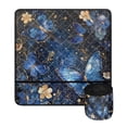 thumbnail image 2 of HELLHERO Butterfly Sew Machine Mat Fabric Polyester Easy Storage Store Thread Small Scissors Waterproof Storage, 2 of 5