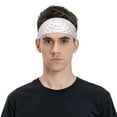 thumbnail image 4 of Uemuo Breast Cancer Awareness (4) Printed Sports Headbands for Men Women,Moisture Wicking Workout Headband, Sweatband Headbands,Non-slip Workout Gym Yoga Headband, 4 of 9