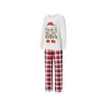 thumbnail image 3 of Meihuid Family Matching Pajamas Set Christmas PJ's Sleepwear Printed Top and Striped Bottom, 3 of 9