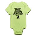 thumbnail image 1 of CafePress - Snowboard Like My Daddy Body Suit - Baby Light Bodysuit, 1 of 1