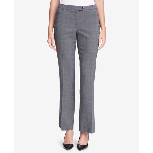 Pantalones de Vestir Calvin Klein Ajuste Moderno para Mujer Gris 4P