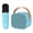Blue, variant on Mini Karaoke Speaker with Wireless Microphones,Voice Effects,Led Lights, Portable Singing Machine for Ages 3-12 Years Old Girl Birthday Gift, Kids Karaoke Machine