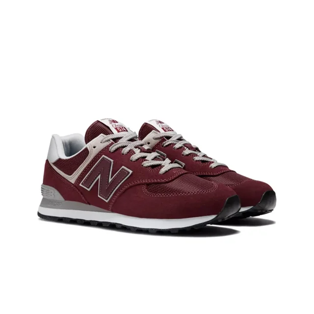 New Balance 574 Core Men's Burgundy Casual Sneakers ML574EVM - NWB
