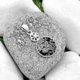 thumbnail image 3 of Natural Snow Flake Obsidian & Zircon 925 Sterling Silver Pendant Jewelry P-1634 SDP133223, 3 of 5