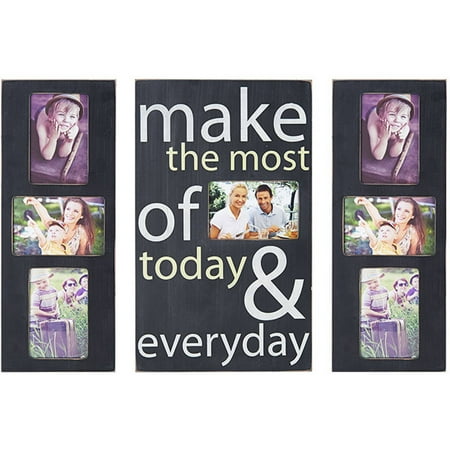 Collage Plaque - Melannco Sentiment Photo Collage Plaque Set, 3 Picture Frames
