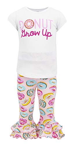 Birthday Ruffle Pant Outfit (7) Pink 