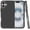 Carbon Fiber, variant on Nakedcellphone Stealth Series for Apple iPhone 16 Phone Case, Compatible with MagSafe - Matte Black