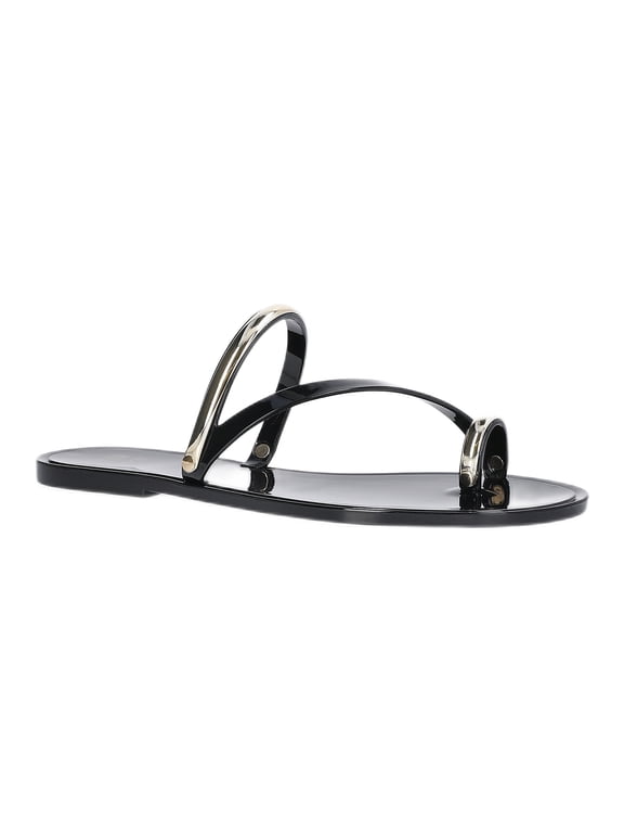 Women's Toe Ring Jelly Slide Sandals