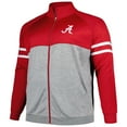 thumbnail image 2 of Men's Profile Crimson Alabama Crimson Tide Big & Tall Fleece Full-Zip Jacket, 2 of 3