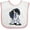 White and Pink, variant on Inktastic Tri Color King Charles Spaniel Boys or Girls Baby Bib