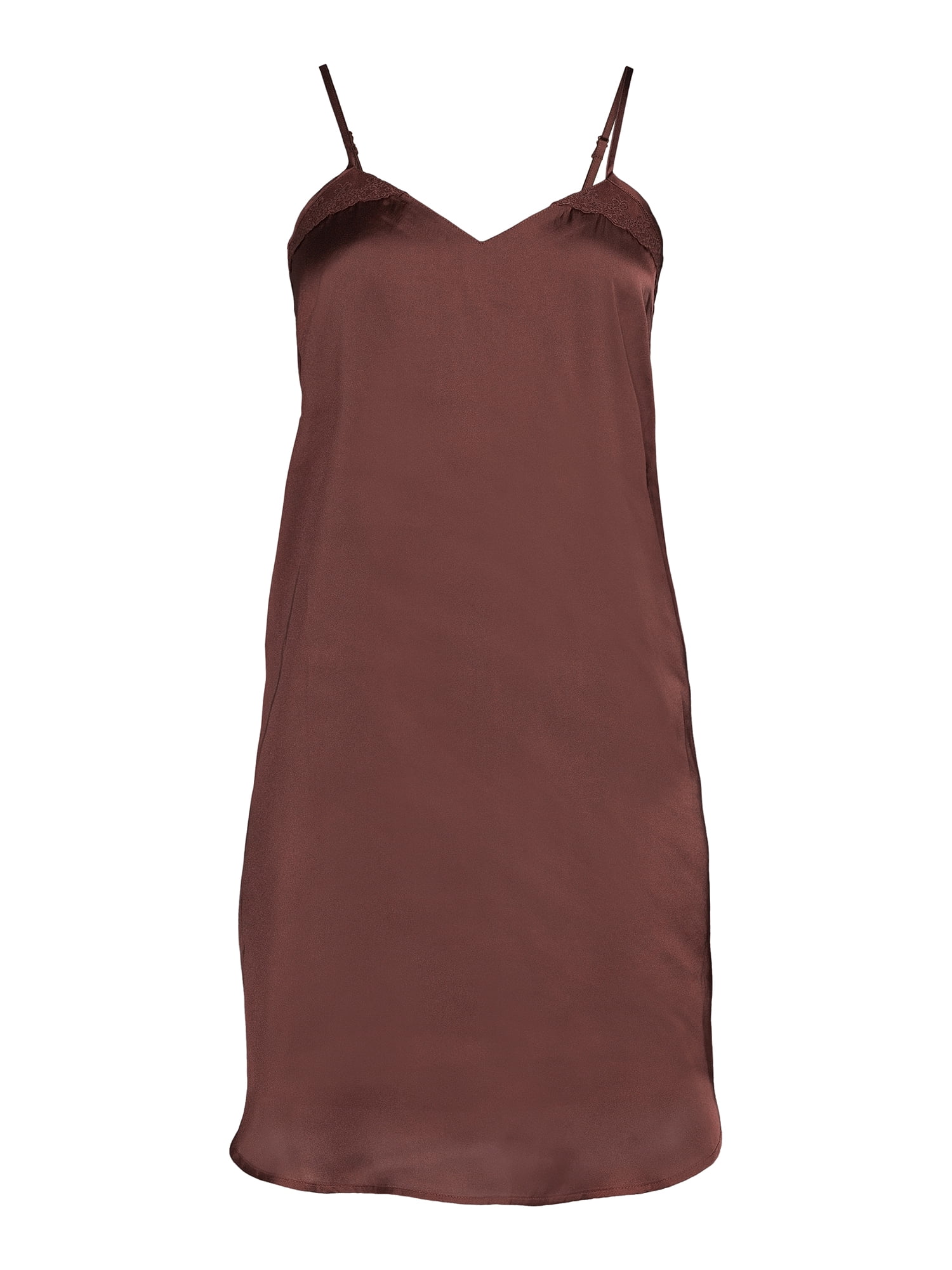 Lissome Women's Satin V-Neck Chemise