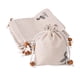 thumbnail image 2 of 15 bolsas de muselina con cordón reutilizables de 12 x 15 cm, bolsa de regalo para té, recuerdos de boda, joyería de fiesta., 2 of 9