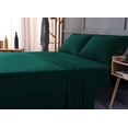 thumbnail image 2 of Mutlu Home Goods Rayon Made From Bamboo Sheets Set, Twin Emerald Sheets -Deep Pockets-Available in Queen,King,Full,California King,Twin,Twin XL-Wrinkle Free-Ultrasoft-3 Pieces, Twin, Emerald, 2 of 5