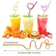 thumbnail image 5 of Pajitas Divertidas Y Locas, Coloridas Y Reutilizables, Para Suministros De Fiesta 30 Eigraketly  HA035840-00, 5 of 6