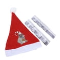 thumbnail image 3 of Sombrero de Papá Noel, Sombrero de Navidad Mano de Bricolaje Sombrero de Elfo de Navidad Mini Sombrero Sombreros Rendimiento Finamente Afinado, 3 of 12