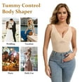 thumbnail image 5 of Joyshaper Body Shaper for Women Tummy Control Shapewear Waist Trainer Snatched Shaping Seamless V Neck Bodysuit, 5 of 6