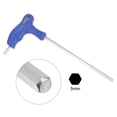 thumbnail image 3 of Uxcell 5mm Hex T-Handle Dual End Wrench Spanner, Metric CR-V Steel, 3 of 5