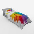 thumbnail image 2 of Ambesonne Colorful Bedding Set 3 Pcs, Hippie Daisy Spring, Twin XL, Multicolor, 2 of 2