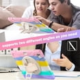 thumbnail image 4 of Funda para iPad Pro 11 2025 / 2024, Silicona Anti-caída + Capa Protectora de PC con Asa, Correa para el Hombro, Funda Protectora Resistente a Golpes y Tres Pruebas para Tablet, Rosa Colorido, 4 of 6