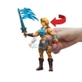 thumbnail image 2 of Masters of the Universe He-Man Power Sword Slash Feature Figure Toy, 5.5 Inch Twist & Release Action, 2 of 5
