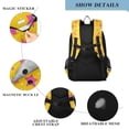 thumbnail image 4 of FORMRS Unisex School Backpack 17" Student Travel Bag with Laptop Compartment, Pink Stars, 4 of 7
