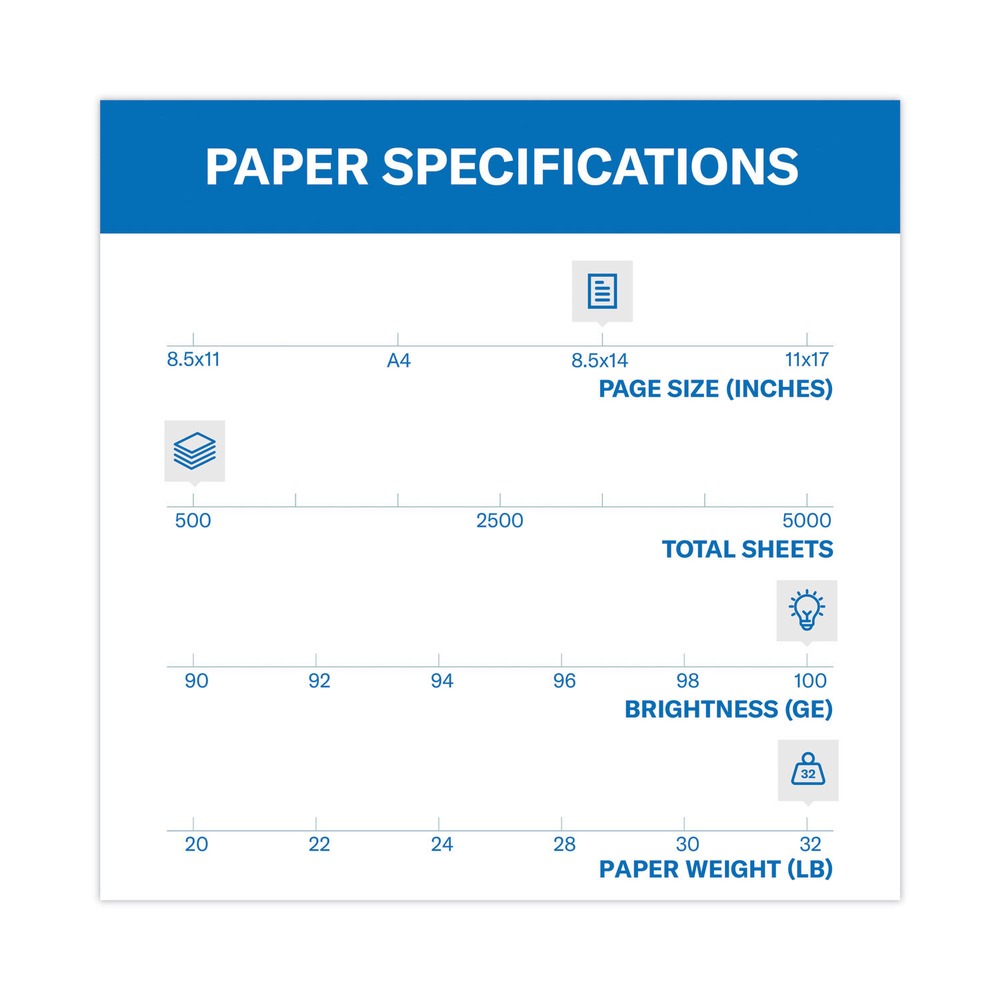 Hammermill Copy Paper 28 lb, 8.5" x 14", 500 Sheets photo 3