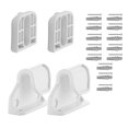 thumbnail image 3 of Lipstore Baby Gate Replacement Easy to Install Mounting Kit Pet Dog Bracket Accessory White, 3 of 8