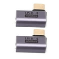 thumbnail image 2 of 90 Degree USB C Adapter, Type C Male To Female Right Angle Connector Portable 40Gbps Wear Resistant 100W Fast Charging  For Transmission, 2 of 8