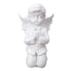 thumbnail image 1 of Estatua de ángel blanco de resina, decoración de escritorio, colección de accesorios para ventanas, Navidad niño de oración, 1 of 9