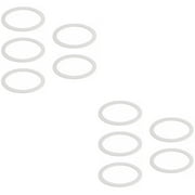 10 pcs  Silicone Sealing Rings Silicone Gasket Replacement Ring Kitchen Supplies Shop Gadget for Bottle Container (Nine Servings Pattern)