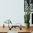 thumbnail image 2 of Handmadetneonsign Custom Dachshund Metal Desk, Dachshund Metal Table Sign, Dachshund Dog Name Metal 66028, 2 of 5