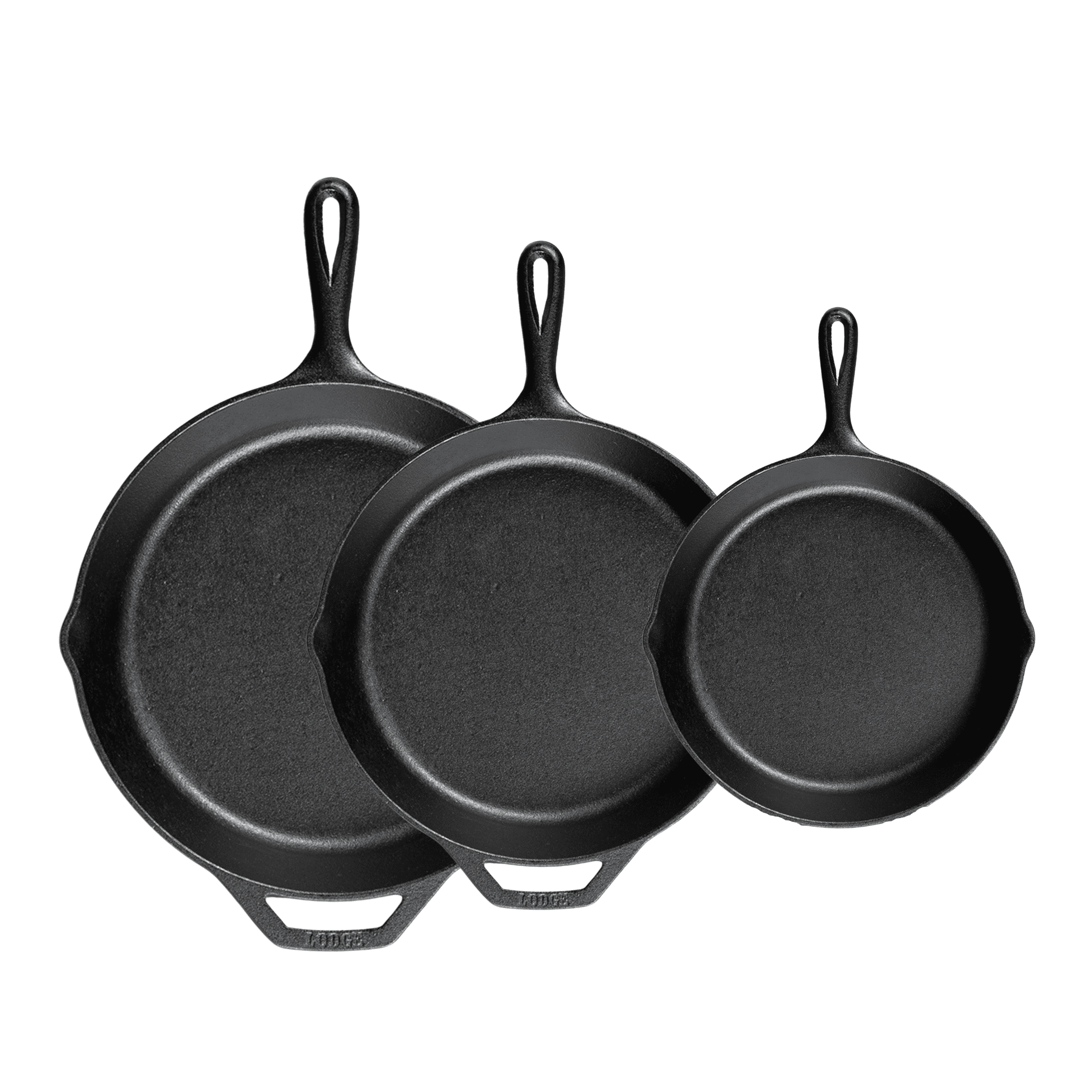 Lodge Cast Iron 3 Piece Seasoned Skillet Set Walmart lodge-cast-iron-3-piece-seasoned-skillet-set-walmart