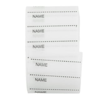 Octpeak Clothing Name Labels Tags,Writable Iron On Clothing Labels 5.5cm  Width Comfortable Fabrics Clothing Name Labels For School Uniforms Laundry