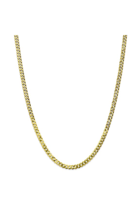 Beautiful 10k 4.75mm Flat Beveled Curb Chain