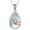 Moonstone pig, variant on Pig Necklace S925 Sterling Silver Origami Pig Necklace for Women