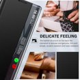 thumbnail image 6 of for Samsung Galaxy S22 Ultra 5G Case, Smart Clear View Window Luxury Slim Mirror for S22 Ultra Case with Kickstand, Leather Hard PC Flip Shockproof Protective Cover Samsung S22 Ultra Phone Case, 6 of 14