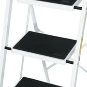 ZENY 4 Step Ladder Metal Frame Portable Folding Step Stool Anti-Slip Max 330lbs