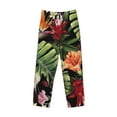 thumbnail image 4 of Balery Men'S Watercolor Tropical Flowers Pants,Sleepwear Pants,Pajama Pants,Pj Bottoms Drawstring And Pockets-Medium, 4 of 9