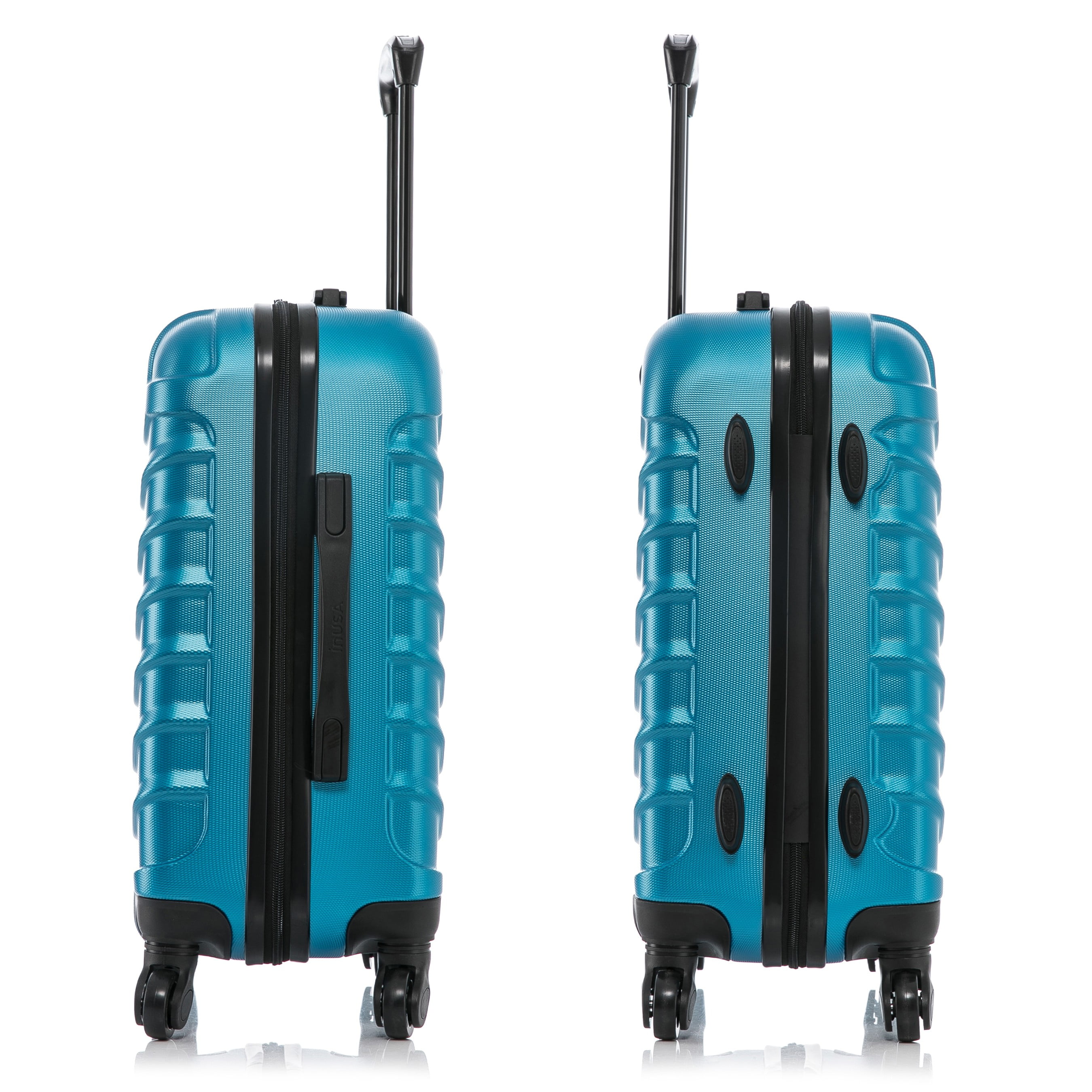 InUSA Endurance 20" Hardside Lightweight Luggage with Spinner Wheels, Handle, and Trolley, Teal