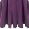 thumbnail image 4 of Millie Loves Lily Girls' Plum Rib Velour Short Sleeve Dress With Bow Waistband, Toddler Girls, Size 4T, 4 of 6